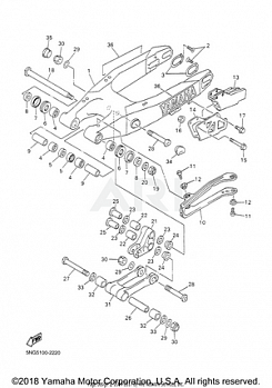 REAR BRAKE CALIPER