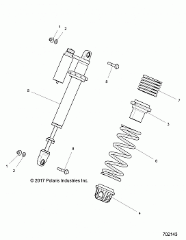 SUSPENSION, FRONT SHOCK MOUNTING - Z20N4E99NC (702143)