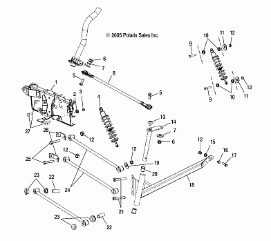 SUSPENSION, FRONT and STEERING - S08WB1AS/AE/ASA/AEA (4997579757A10)