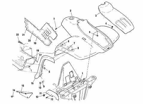 FRONT CAB - A01CH50AA (4964466446A005)