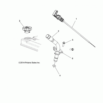 ENGINE, OIL DIPSTICK - Z18VBE99BW (49RGRDIPSTICK15RZR900)