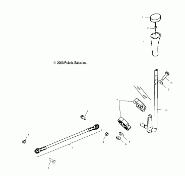 GEAR SELECTOR - A03CB32AA/FC (4987288728C05)