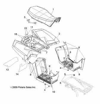 BODY, REAR CAB - A10NG50AA (49ATVCABRR10TBI)