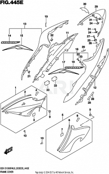 FRAME COVER (GSX-S1000FYAL9 E28)