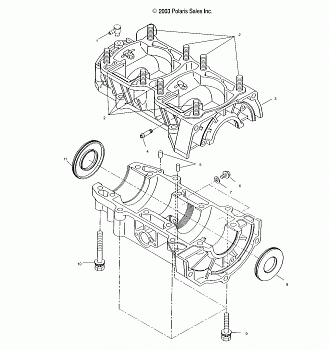 CRANKCASE - S04NT5BS/BE (4988518851C07)