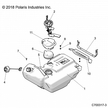 BODY, FUEL TANK - Z20NAE92KL (C700317-3)