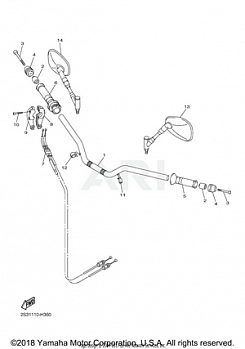 STEERING HANDLE CABLE