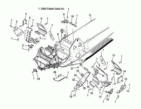 CHASSIS, FRONT - S06PS6FS/FSA (4997459745A03)