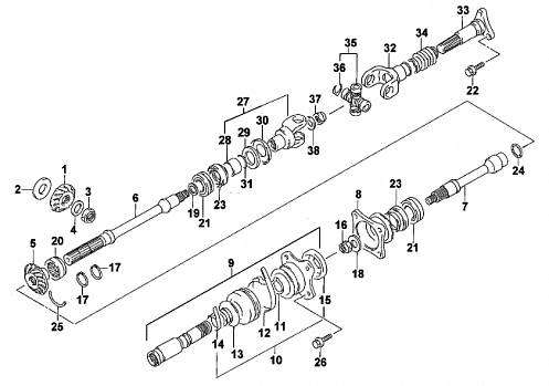 SECONDARY DRIVE ASSEMBLY