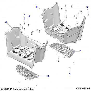 BODY, FOOTWELLS - A20SGE95AK (C0210953-1)