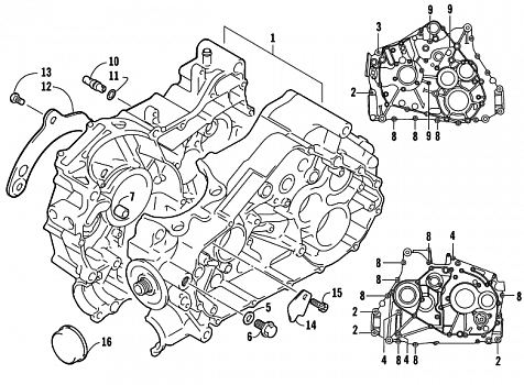 CRANKCASE ASSEMBLY