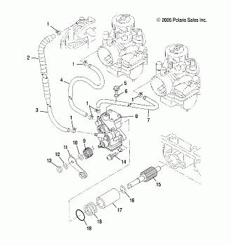 OIL PUMP (3 Way) - S06NP5BSA/NE5BSB (4997239723D02)