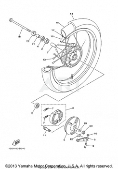 FRONT WHEEL EV 1B2D