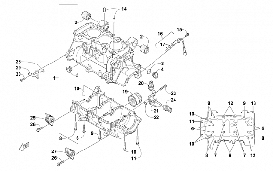 CRANKCASE ASSEMBLY