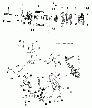 REAR BRAKE - A03CB32AA/FC (4986188618B03)