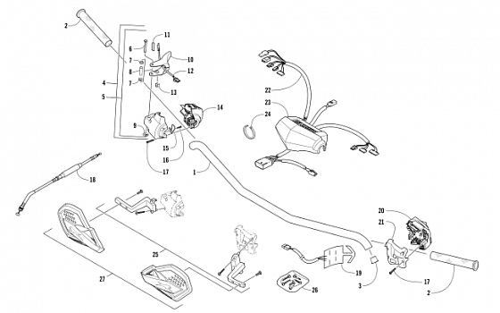 HANDLEBAR AND CONTROLS