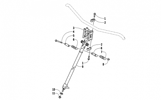 STEERING POST ASSEMBLY