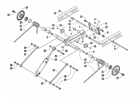 REAR SUSPENSION REAR ARM ASSEMBLY