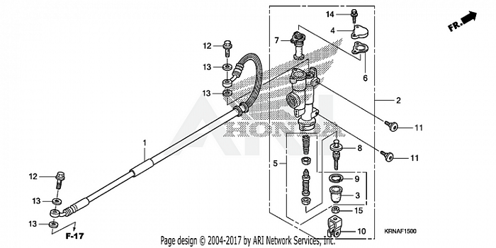 REAR BRAKE MASTER CYLINDER