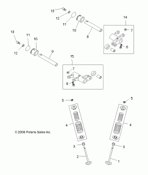 ENGINE, VALVE DRIVE - A08GJ52AA/AB/AC (49ATVVALVE07OUT525)