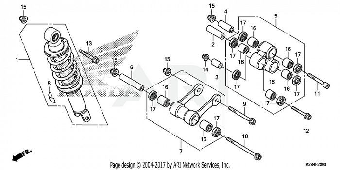 REAR SHOCK ABSORBER