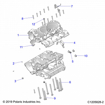 ENGINE, CRANKCASE - Z20NAE92KL (C1205828-2)