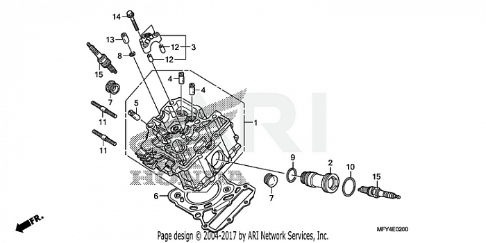 FRONT CYLINDER HEAD