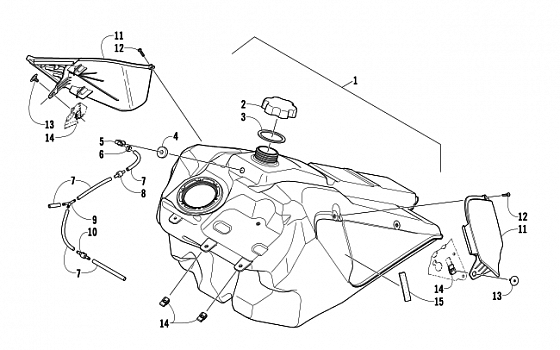 GAS TANK ASSEMBLY