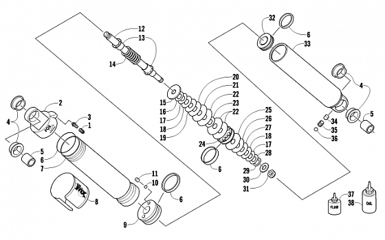 FRONT SUSPENSION SHOCK ABSORBER