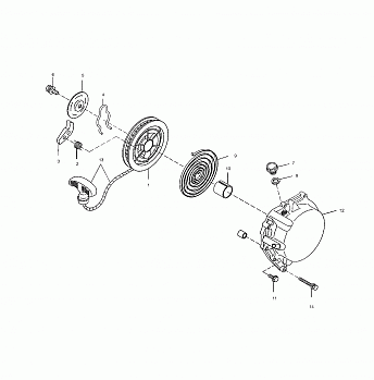 RECOIL STARTER - A03BA38CA (4982568256D01)