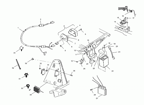 ELECTRICAL/TAILLIGHT - A03CD32AA/AB/AC/FB (4975217521C06)