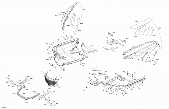 Bottom Pan - 600HO E-TEC - Package SWT