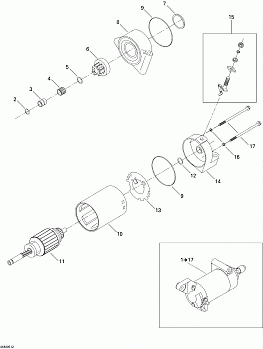 Electric Starter 800 HO