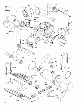 Engine Support And Muffler