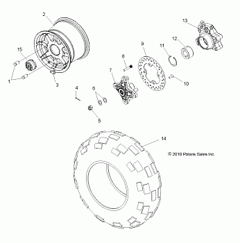 WHEELS, REAR - Z14JT87AD/9EAO/9EAOL/9EAL (49RGRWHEELRR11RZR875)