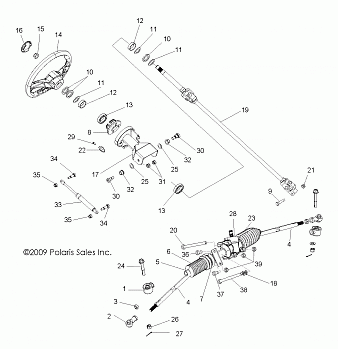 STEERING, STEERING ASM. - R12VE76FX/FI (49RGRSTEERING10RZRI)