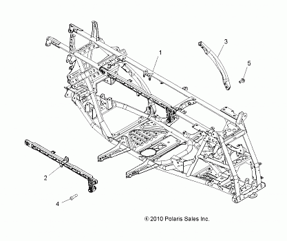 CHASSIS, MAIN FRAME - A11ZX85FF/FK (49ATVFRAME11SPEPS550)