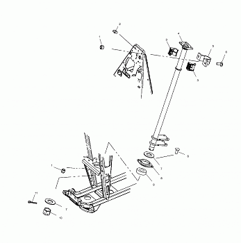 STEERING POST - A01CL50AA (4964586458B006)