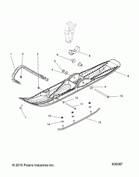 STEERING, SKI ASM. - S15DR6PEL (49SNOWSKIASM11800PRMK)