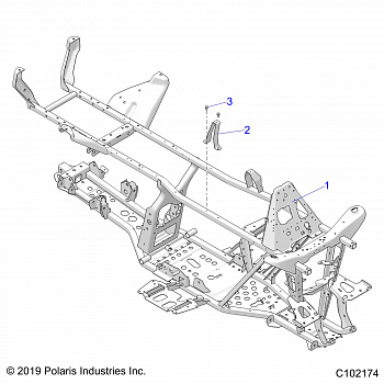 CHASSIS, FRAME - A20SDE57F1/S57C5 (C102174)
