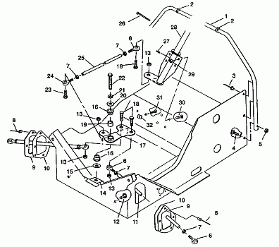 STEERING ASSEMBLY 440 E942760 and 440 SKS E942560 (49273927390014)