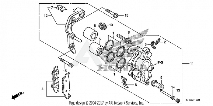 FRONT BRAKE CALIPER