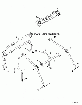 CHASSIS, CAB FRAME - Z17VBE87N2 (701136)