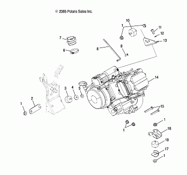 ENGINE MOUNTING - A06MH50FB (4999206649920664A12)