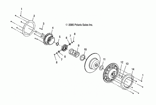 DRIVEN CLUTCH - S06ND5BS (4997219721B12)