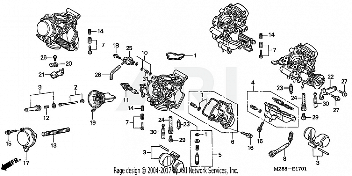 CARBURETOR (COMPONENT PARTS)