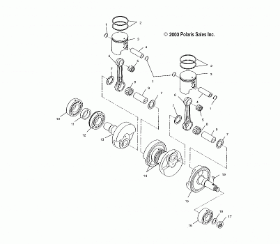 PISTON and CRANKSHAFT - S04NT5BS/BE (4988518851C09)