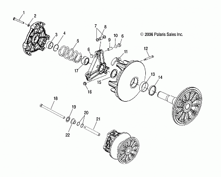 DRIVE CLUTCH - S07NP5BS/BE (49SNOWDRIVECLUTCHSUPER)