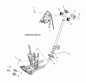 STEERING POST - A05CL50AA (4999201649920164B06)