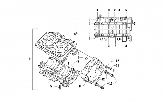 CRANKCASE ASSEMBLY